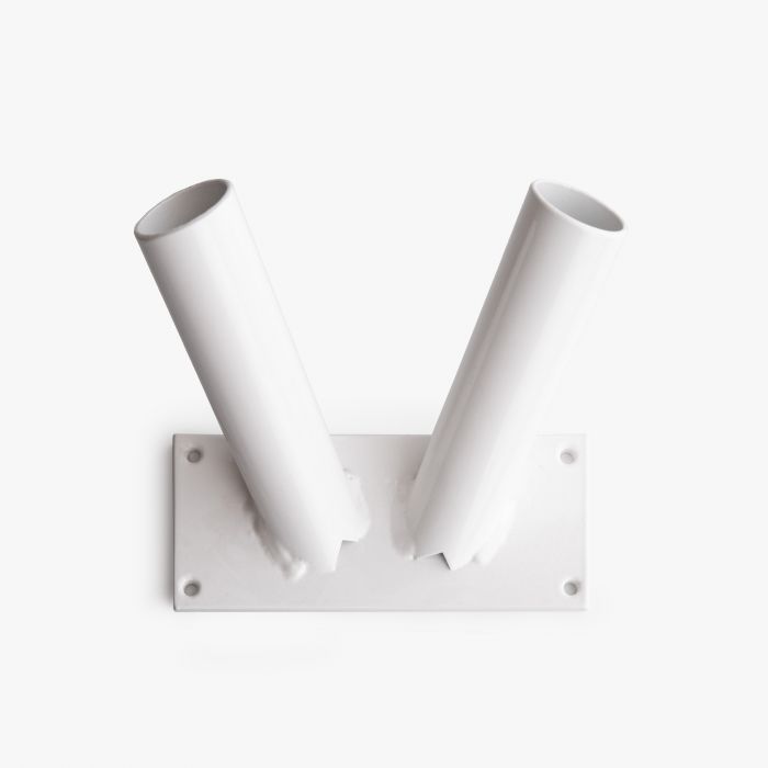 Doppelte Fahnenhalterung