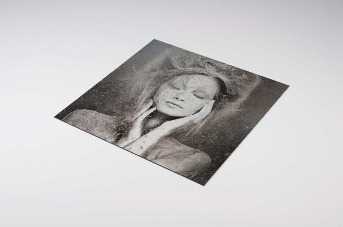 Aluverbundplatte (Dibond®) silber gebürstet