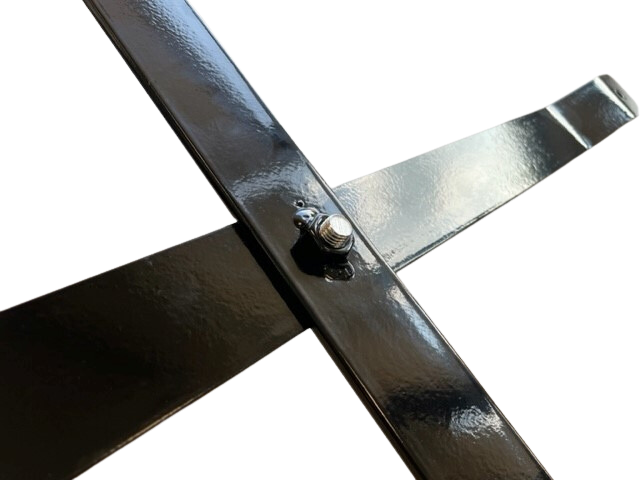 Kreuzsockel mit Rotator schwarz